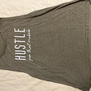 Olive Green Sleeveless Top